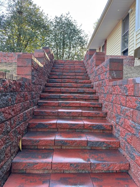 Large paver steps in Bayport, 11705