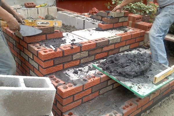 Our masonry contractors working in Holtsville
