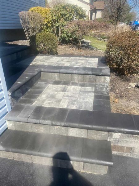 Paver steps Bayport, Suffolk County
