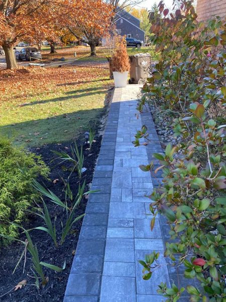 Sidewalkway build in Amityville, Suffolk County